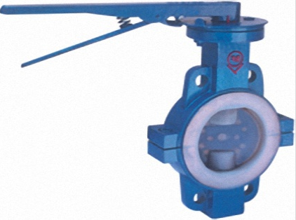 D71蝶閥襯氟D對(duì)夾中線蝶閥